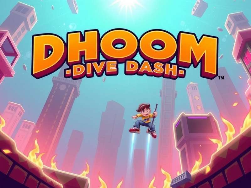 Dhoom Dive Dash Game Banner